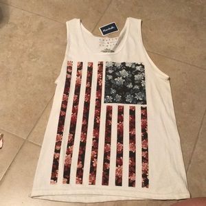 American flag tank top